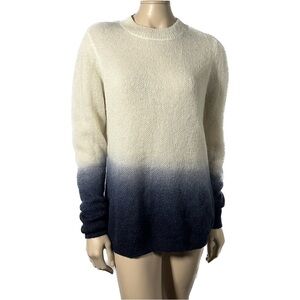 NWT JUST Female Mohair ombre loose knit sweater